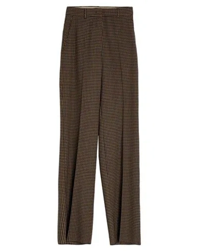 Max Mara Studio Woman Pants Camel Size 10 Virgin Wool In Beige
