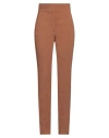 Max Mara Studio Woman Pants Camel Size 12 Viscose, Elastane
