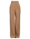 Max Mara Studio Woman Pants Khaki Size 10 Linen In Beige