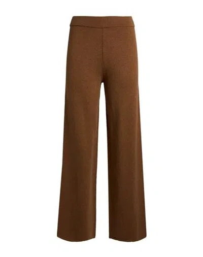 Max Mara Studio Woman Pants Camel Size S Wool, Cashmere In Brown