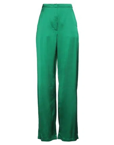 Max Mara Studio Woman Pants Emerald Green Size 8 Viscose
