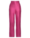 Max Mara Fuchsia Acetate/viscose Trousers In Pink