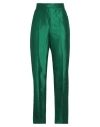 Max Mara Studio Woman Pants Green Size 12 Silk In Green