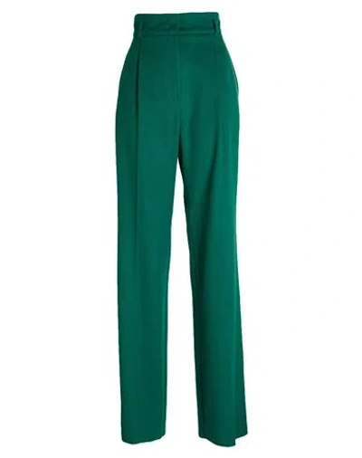 Max Mara Studio Woman Pants Green Size 10 Virgin Wool