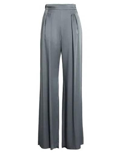 Max Mara Studio Woman Pants Grey Size 10 Acetate, Viscose