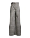 Max Mara Studio Woman Pants Grey Size 6 Virgin Wool, Polyester, Elastane In Grey
