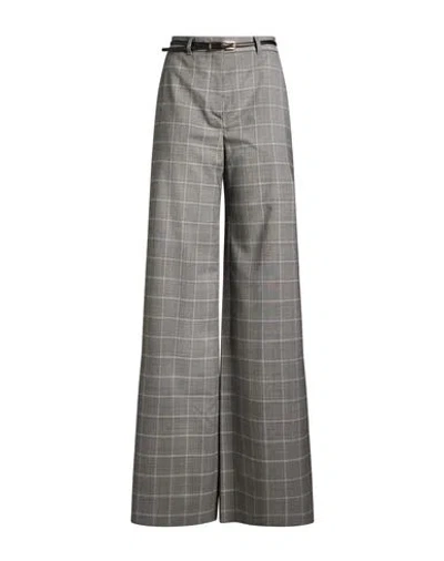 Max Mara Studio Woman Pants Grey Size 6 Virgin Wool, Polyester, Elastane