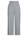 Max Mara Studio Woman Pants Light Grey Size 14 Virgin Wool