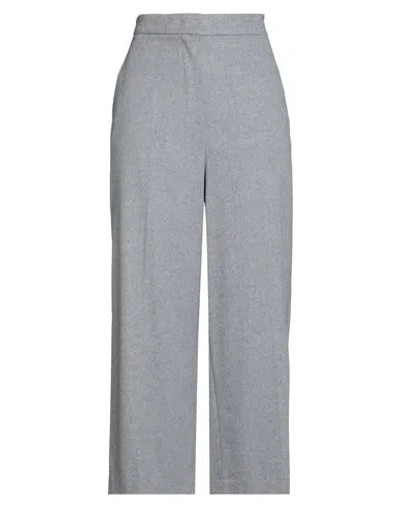 Max Mara Studio Woman Pants Light Grey Size 14 Virgin Wool