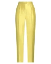 Max Mara Studio Woman Pants Lime Green Size 8 Silk
