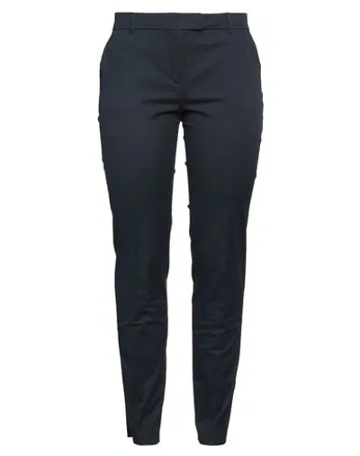 Max Mara Studio Woman Pants Midnight Blue Size 14 Cotton, Elastane