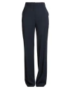 Max Mara Studio Woman Pants Midnight Blue Size 14 Virgin Wool In Blue