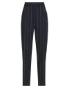 Max Mara Studio Woman Pants Midnight Blue Size 8 Virgin Wool, Elastane In Black