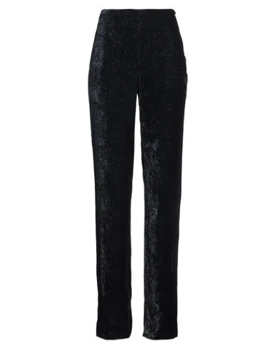 Max Mara Studio Woman Pants Midnight Blue Size 6 Viscose, Silk, Polyamide