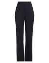 Max Mara Studio Woman Pants Navy Size 16 Virgin Wool In Blue