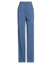 Max Mara Studio Woman Pants Navy Size 6 Virgin Wool, Elastane In Blue