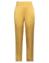 Max Mara Studio Woman Pants Marigold Size 6 Acetate, Viscose In Yellow