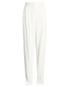 Max Mara Studio Woman Pants Off White Size 10 Triacetate, Polyester