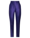 Max Mara Studio Woman Pants Purple Size 8 Silk