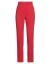 Max Mara Studio Woman Pants Red Size 12 Cotton, Elastane