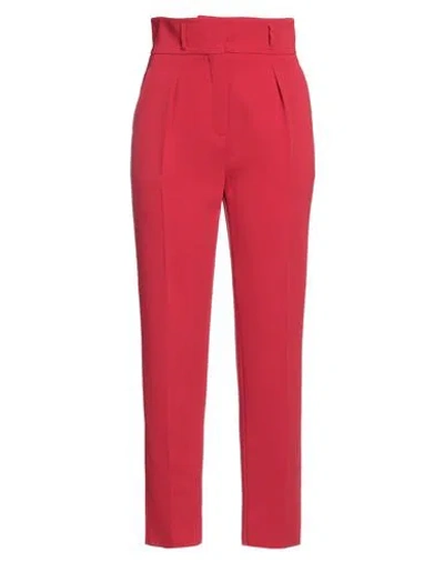 Max Mara Studio Woman Pants Red Size 6 Triacetate, Polyester