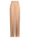 Max Mara Studio Woman Pants Sand Size 10 Acetate, Viscose In Brown