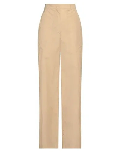 Max Mara Studio Woman Pants Sand Size 8 Cotton In Beige