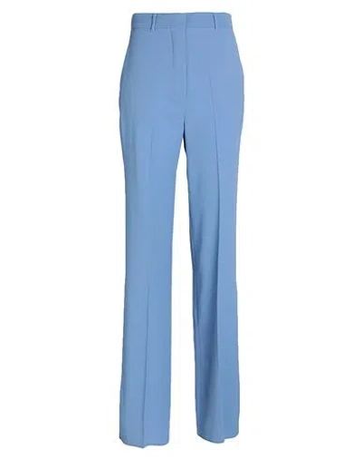 Max Mara Studio Woman Pants Sky Blue Size 8 Virgin Wool