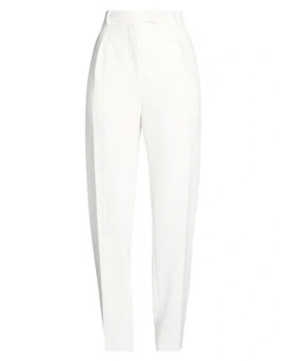Max Mara Studio Woman Pants White Size 10 Triacetate, Polyester