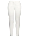 Max Mara Studio Woman Pants White Size 14 Cotton, Viscose, Elastane In White