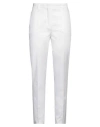 Max Mara Derrik Cropped Fringe-trimmed Crepe Slim-leg Pants In White