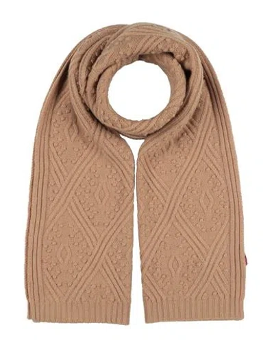 Max Mara Studio Woman Scarf Light Brown Size - Wool, Cashmere In Sand
