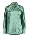 Max Mara Solid Colour Shirts In Green