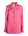 Max Mara Studio Woman Shirt Fuchsia Size 8 Acetate, Viscose In Pink