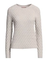 Max Mara Studio Woman Sweater Beige Size M Wool, Cashmere In Beige
