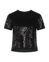 Max Mara Minimalist Solid Wool Short-sleeve Top In Black