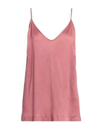 Max Mara Studio Woman Top Antique Rose Size 14 Acetate, Viscose In Pink