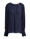 Max Mara Studio Woman Top Black Size 8 Silk
