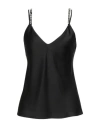 Max Mara Studio Woman Top Black Size 8 Acetate, Viscose In Black