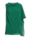 Max Mara Studio Woman Top Green Size 10 Triacetate, Polyester In Green