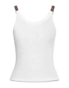 Max Mara Studio Woman Top Off White Size S Cotton, Polyamide In Off White