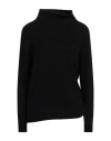 Max Mara Studio Woman Turtleneck Black Size L Wool, Cashmere In Black