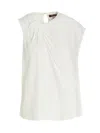 Max Mara White Baylda Top In White