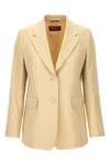 Max Mara Cordova Blazer In Cream