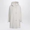 Max Mara Gail Hooded Zip-up Parka With Drawstrings In Multi