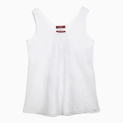 Max Mara Studio Women's Crew-neck Camisole In Ramie