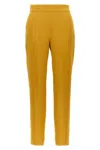 Max Mara Studio Women Deserto Pants In Yellow