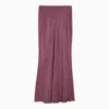 Max Mara Studio Linen Blend Goyali Skirt With Slit
