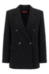 Max Mara Women's Key Double Breasted Blazer In Black