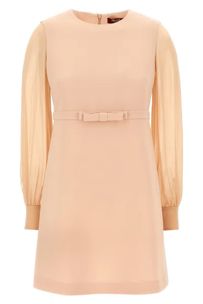 Max Mara Studio Midi Dress In Pink